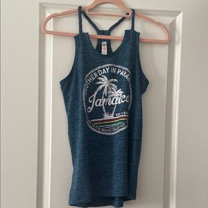 Blue Jamaica Tank Top